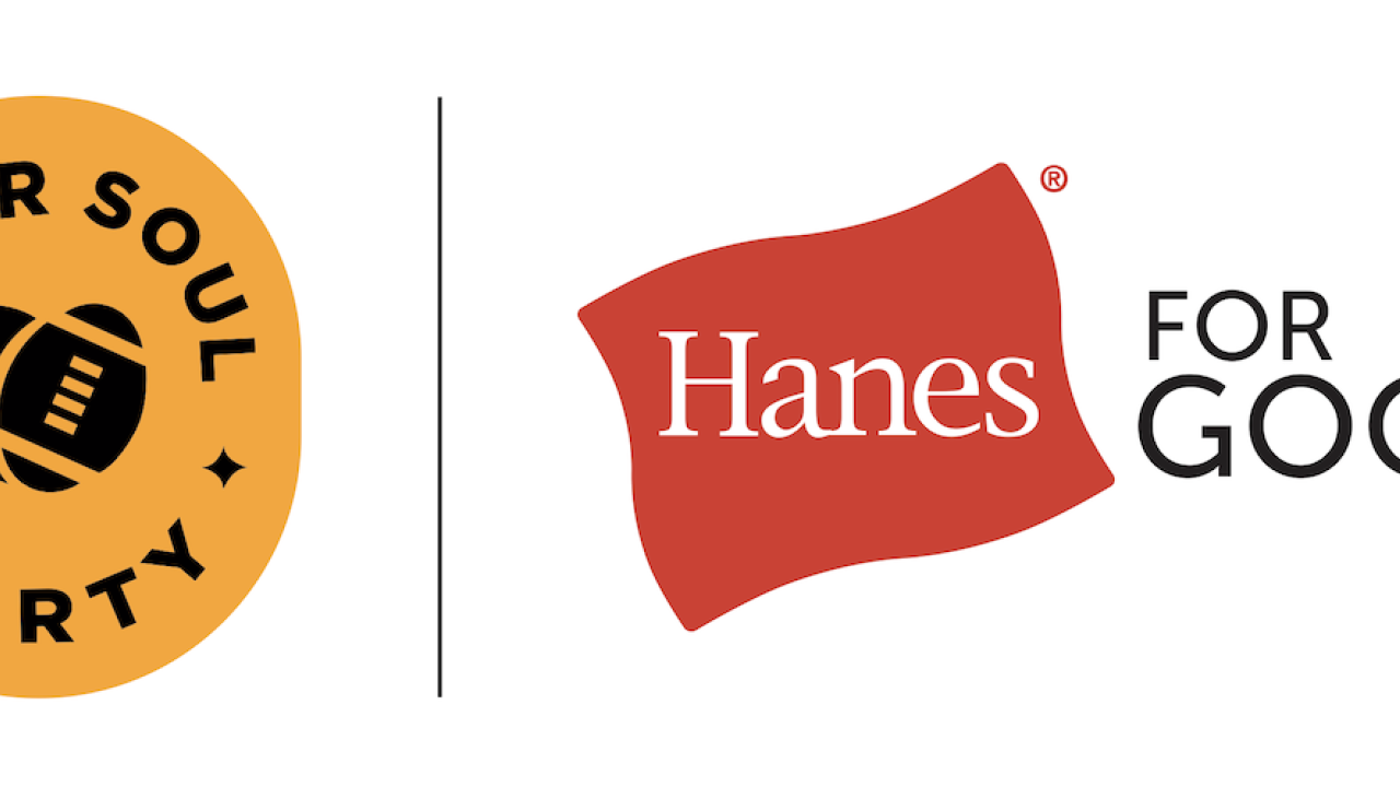 Super Soul Party and Hanes For Good logo.