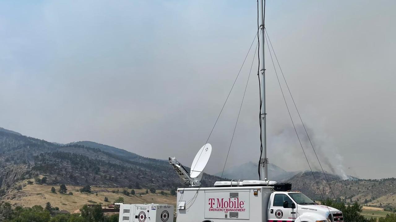 A T-mobile network vehicle