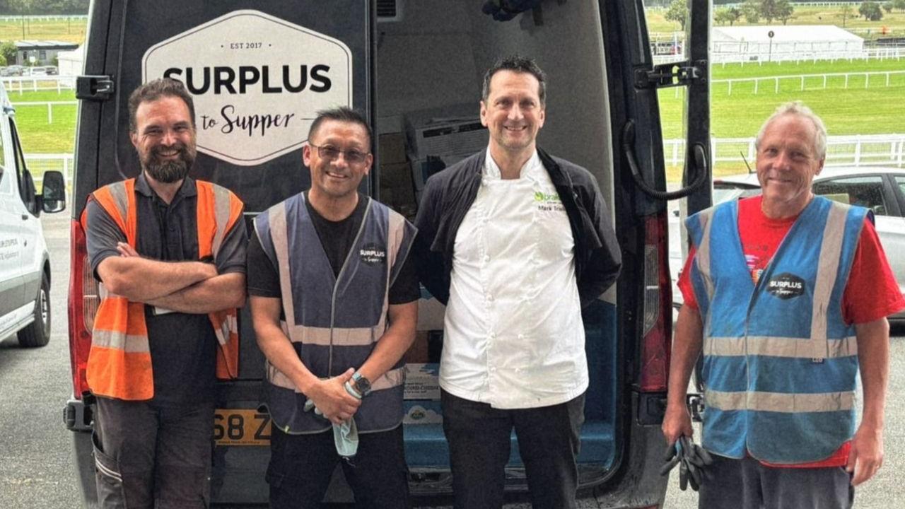 Surplus to Supper van with volunteers in front