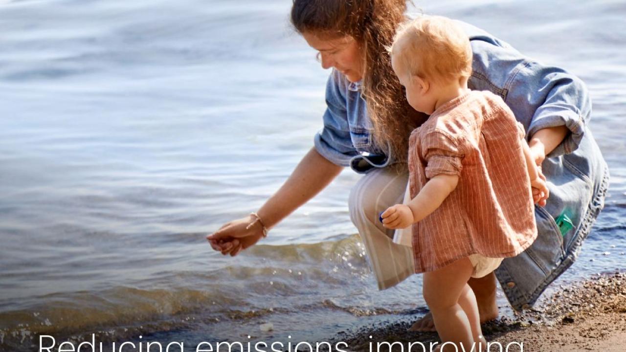 Reducing emissions, improving circularity and driving progress to deliver net zero by 2025.