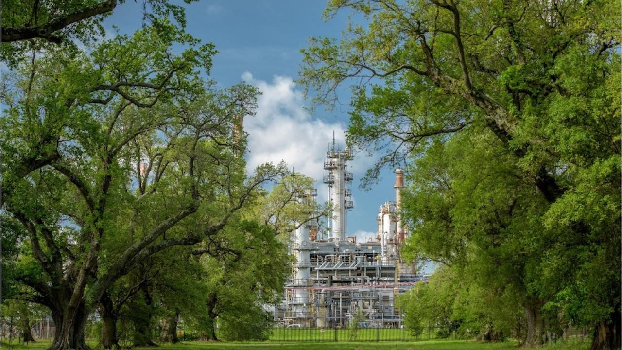 Outside of PBF Energy facility