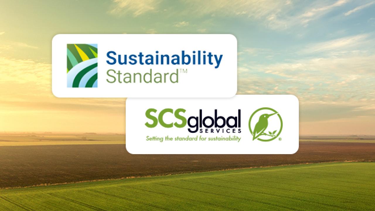 SCS approved to offer Sustianability Standard