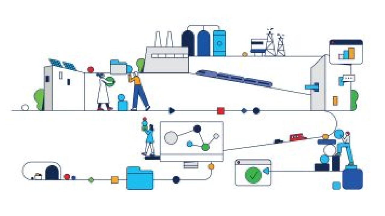 Illustration of a life cycle