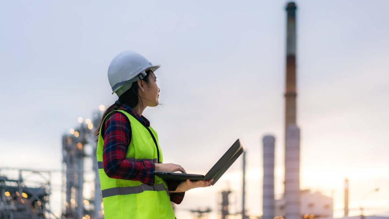 person in construction uniform