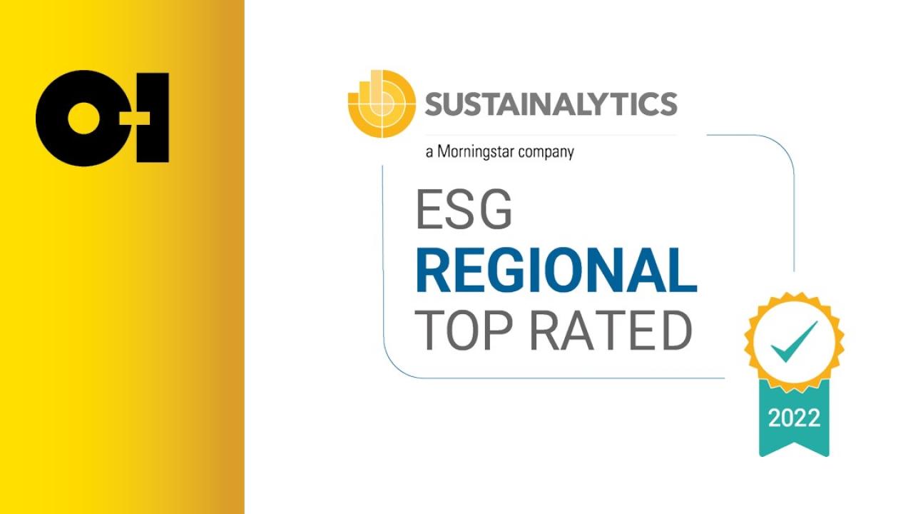 Sustainalytics ESG Regional Top Rated
