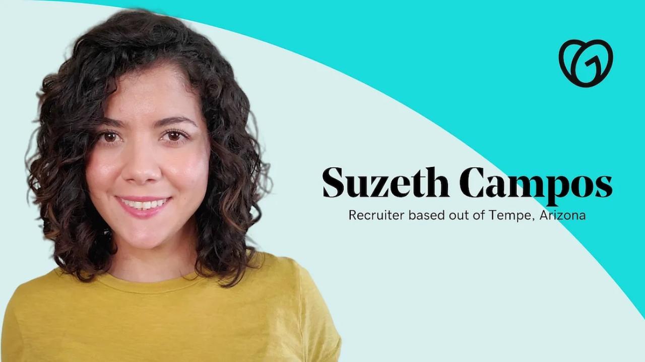 Photo of Suzeth Campos; GoDaddy recruiter.