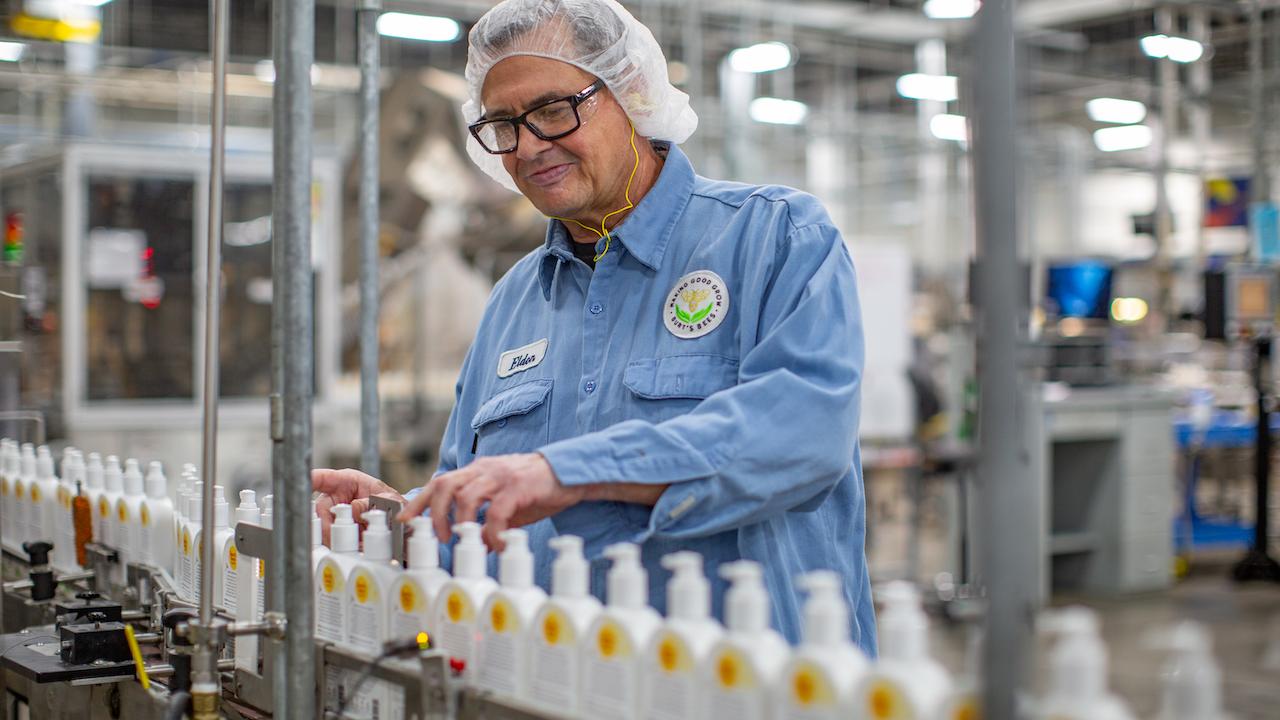 a Clorox employee working