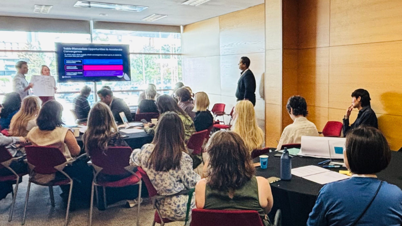 Cascale Lunch and Learn presentation at 2025 Textile Exchange event