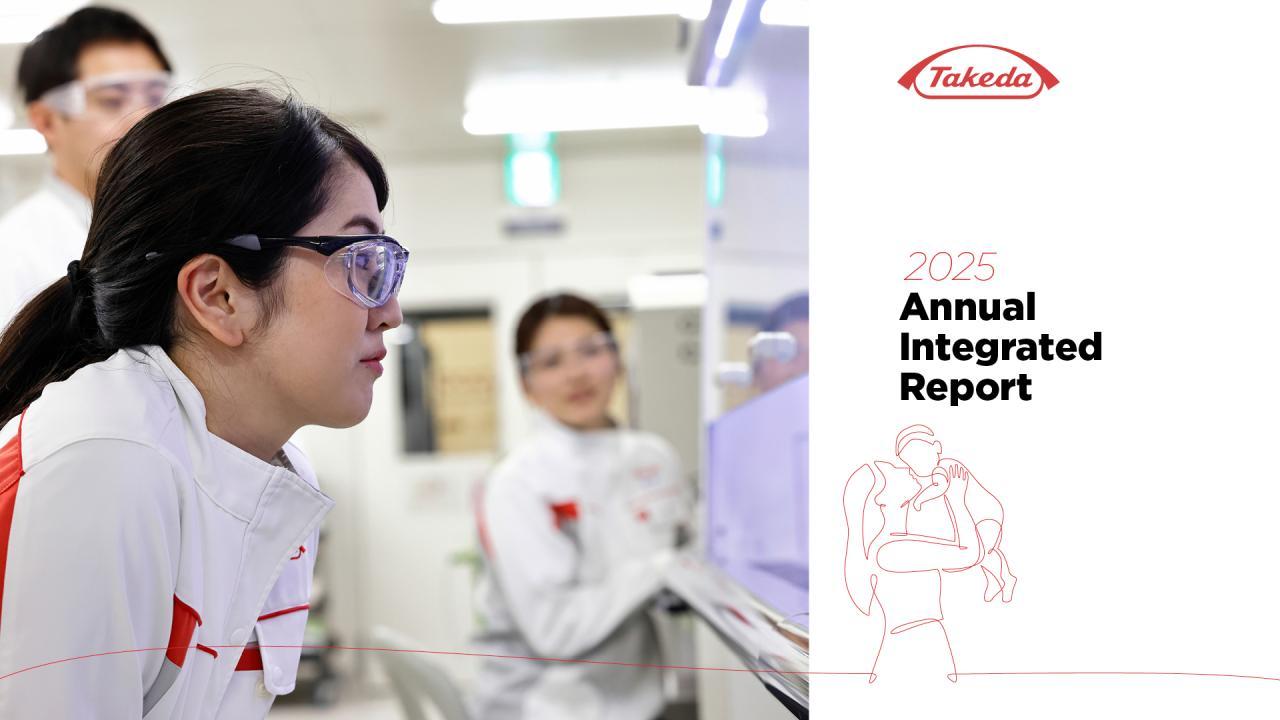 Takeda 2025 Annual Integrated Report cover