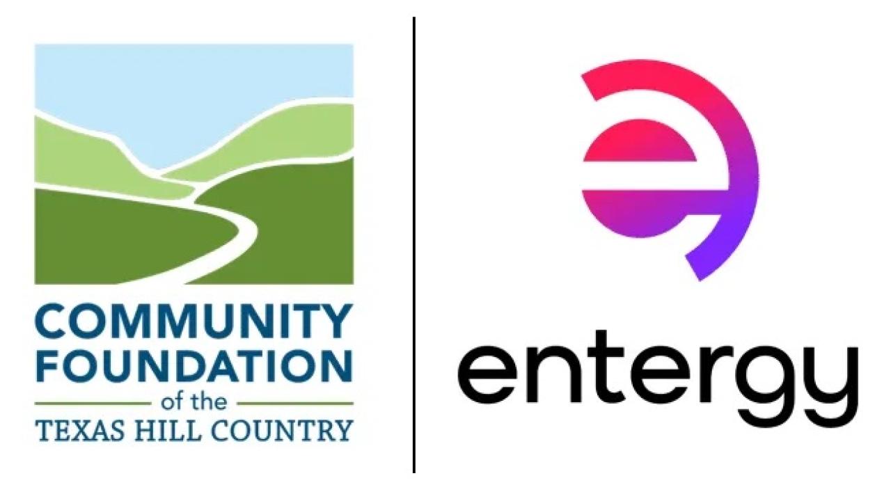  Community Foundation of the Texas Hill Country and Entergy logos