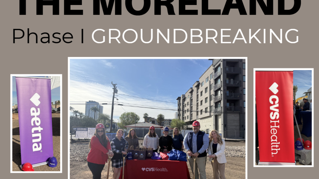 The Moreland Phase 1 Groundbreaking.