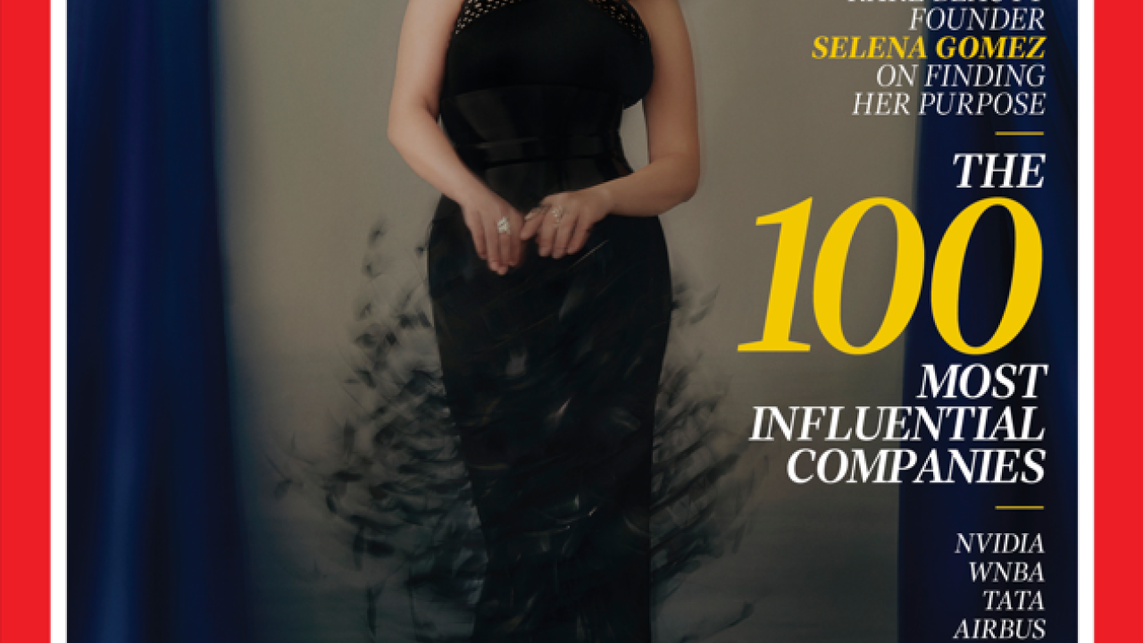 Time100 Cover featuring Selena Gomez
