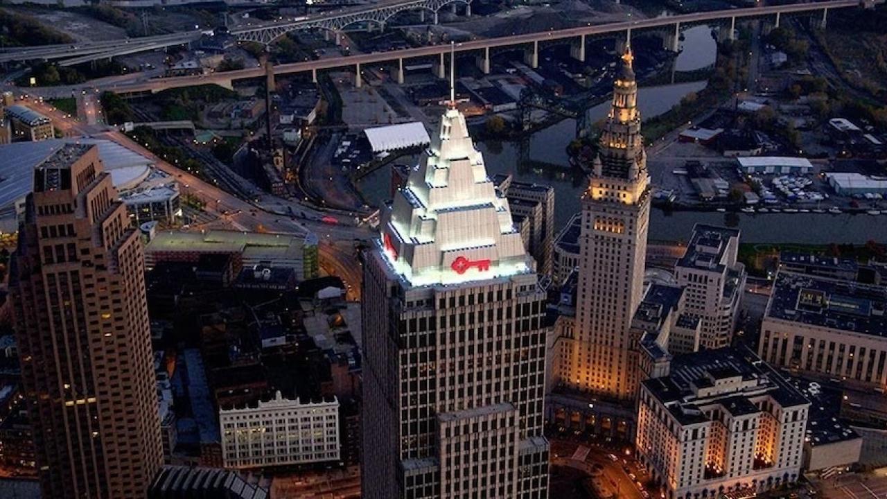 skyscraper in city