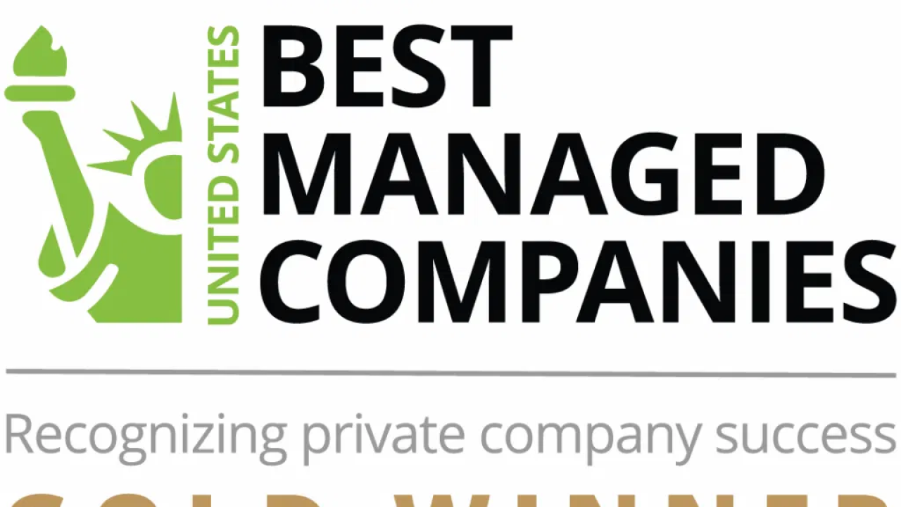 2025 Best Managed Company Gold Winner logo