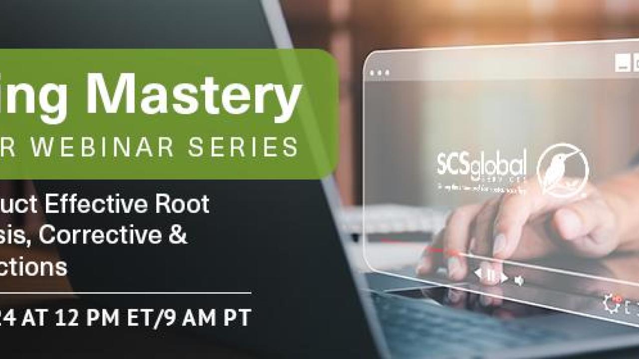 Webinar: How to conduct root cause analysis