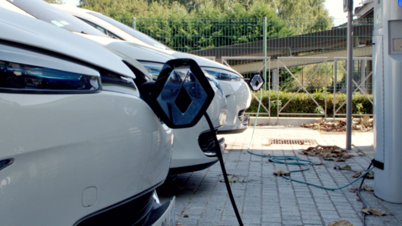 plugged in electric car