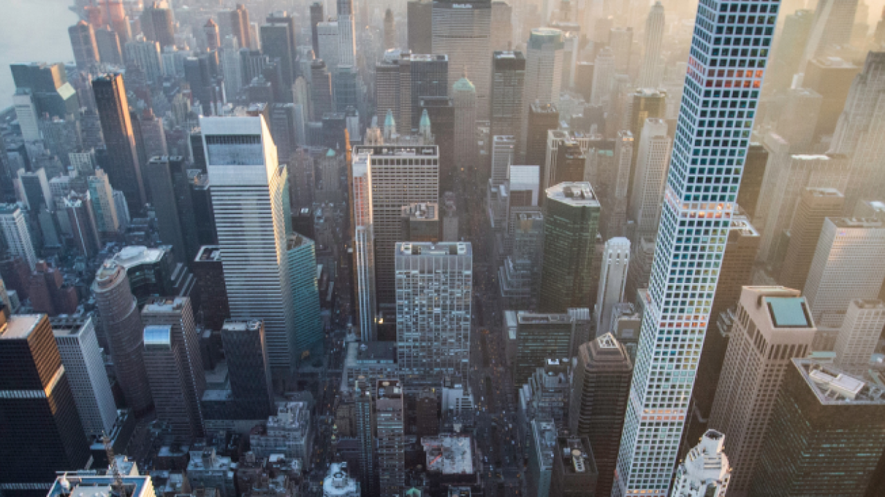 City from above