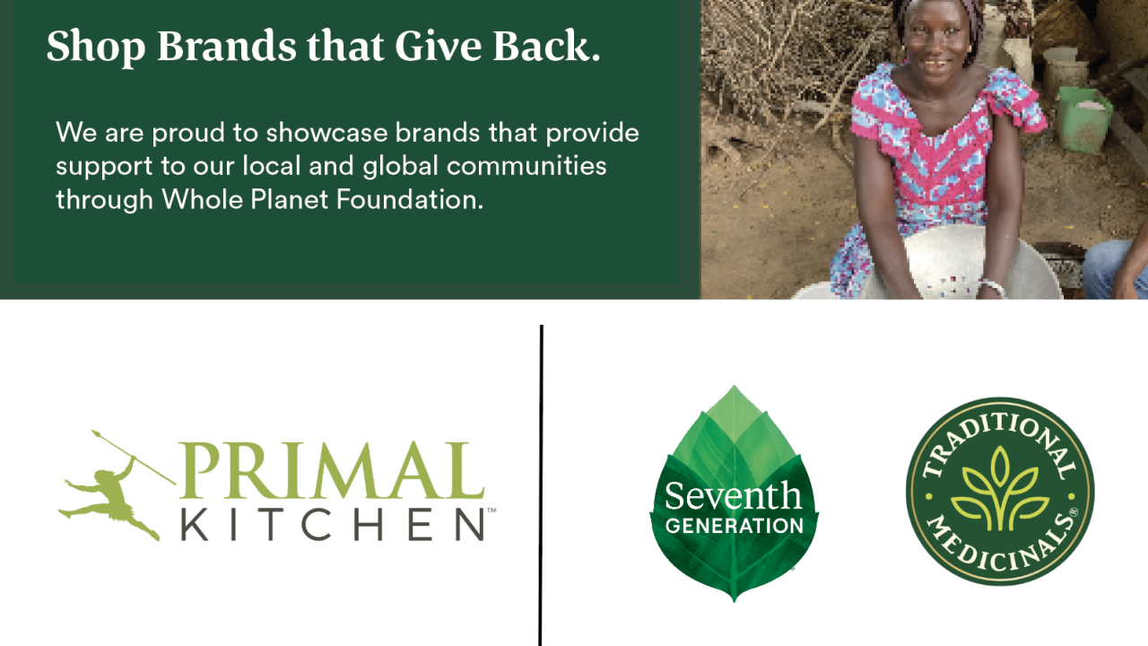 Shop Brands that Give Back