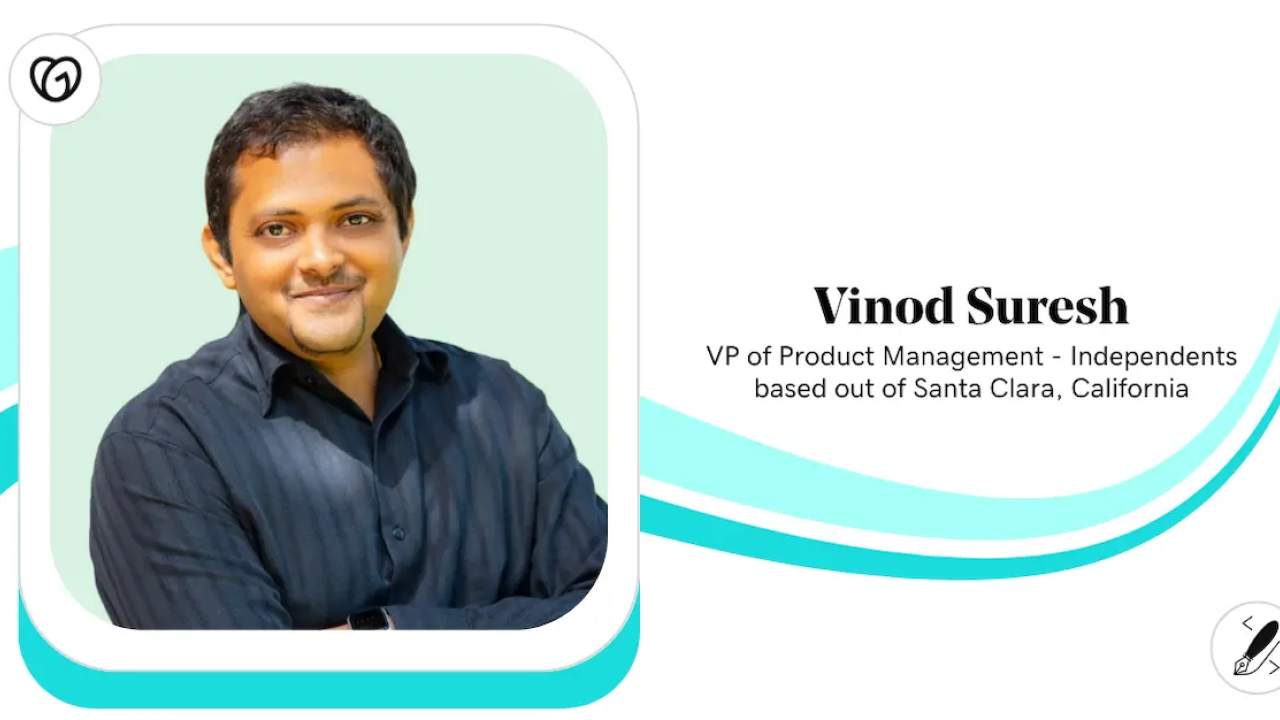 Vinod Suresh, VP of Product Management, GoDaddy.