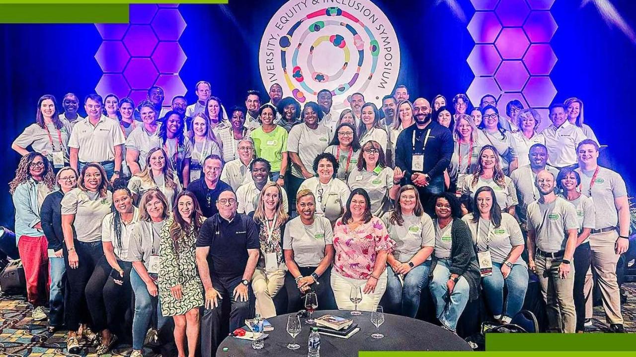 Group of volunteers at an event