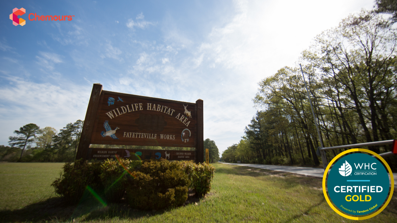 Entrance to Chemours’ Fayetteville Works