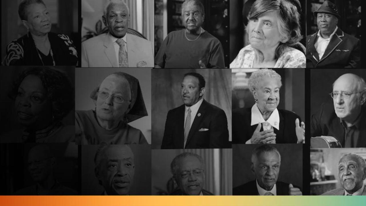 Screenshots of Voices of the Civil Rights Movement