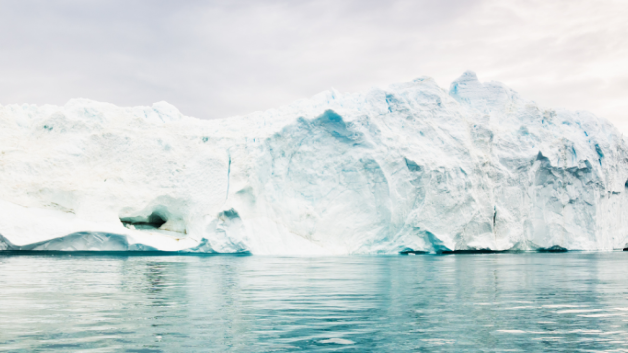 iceberg in the ocean