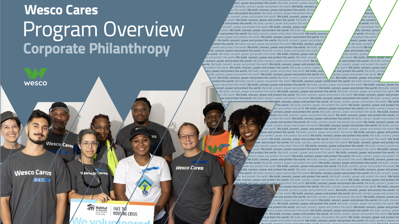 Wesco Cares Program Overview: Corporate Philosophy.