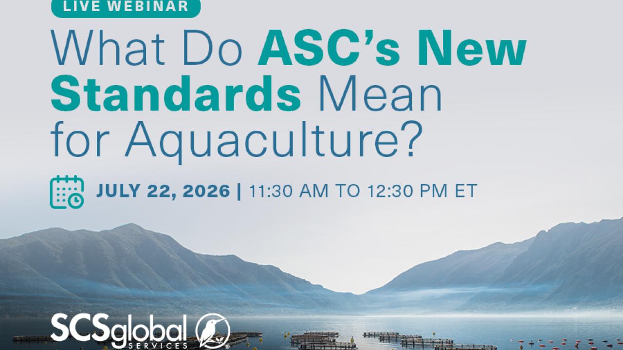 What Do ASC’s New Standards Mean for Aquaculture?