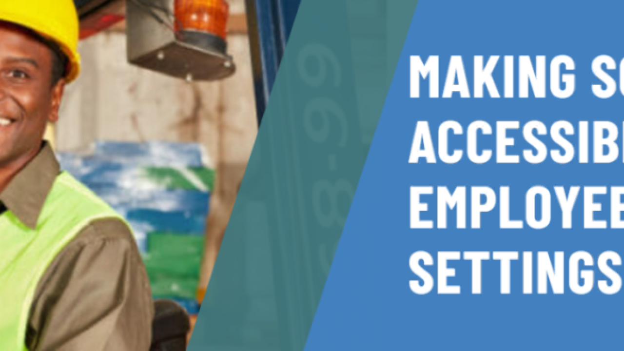 Social Impact White Paper Graphic of factory worker smiling at camera.