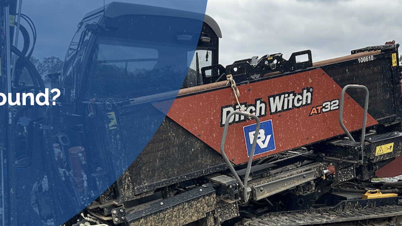 why go underground? Bulldozer and digger shown with the Black & Veatch logo.