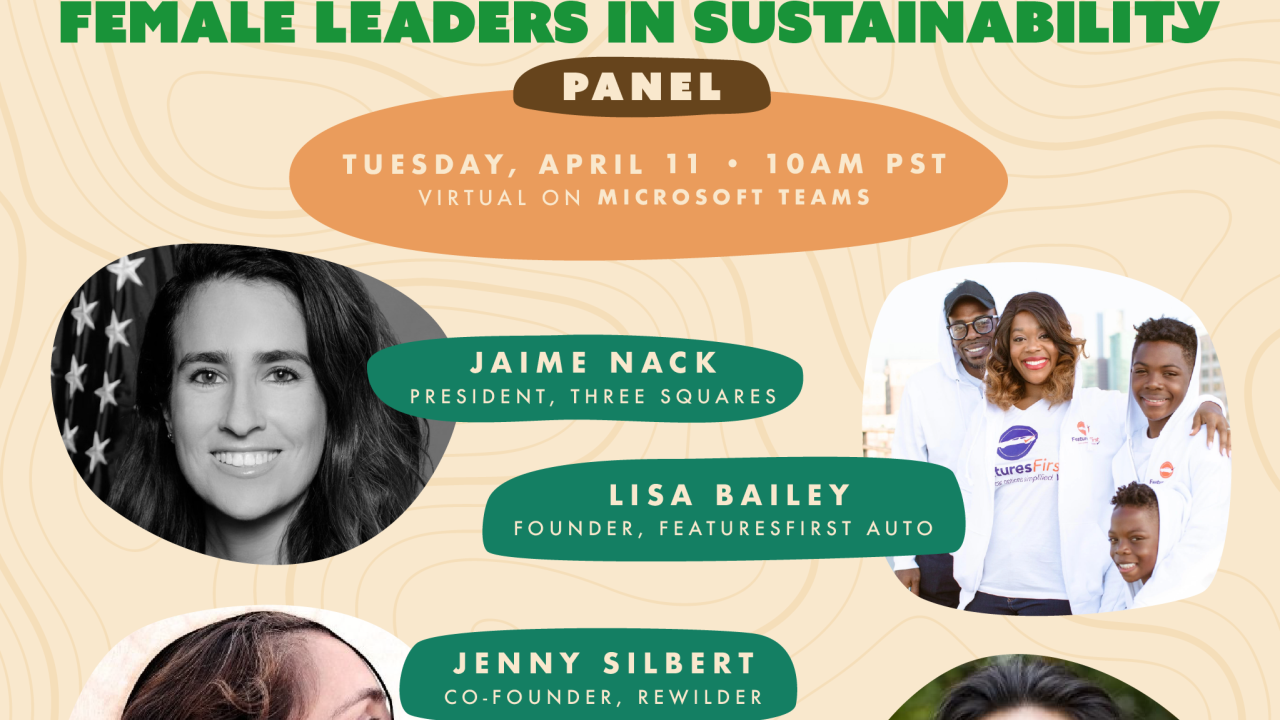 AEG's "Changemakers: Women in Sustainability" panel