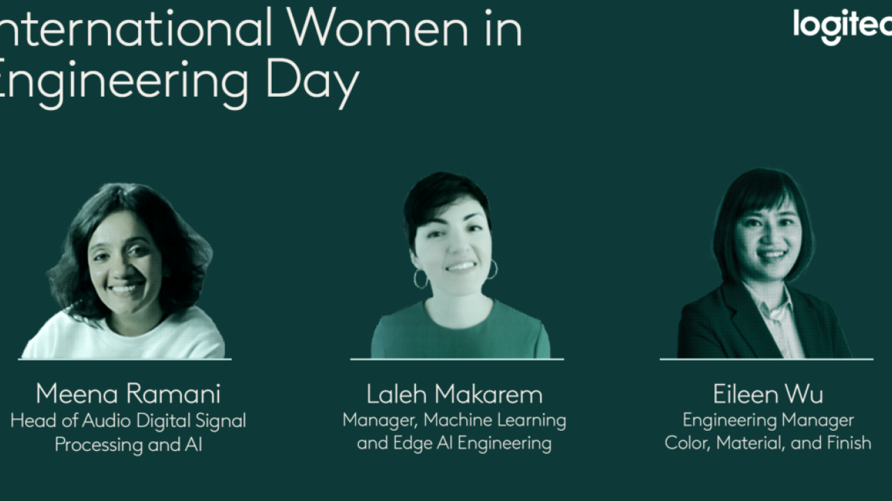 Headshots of Laleh Makarem, Eileen Wu, and Meena Ramani