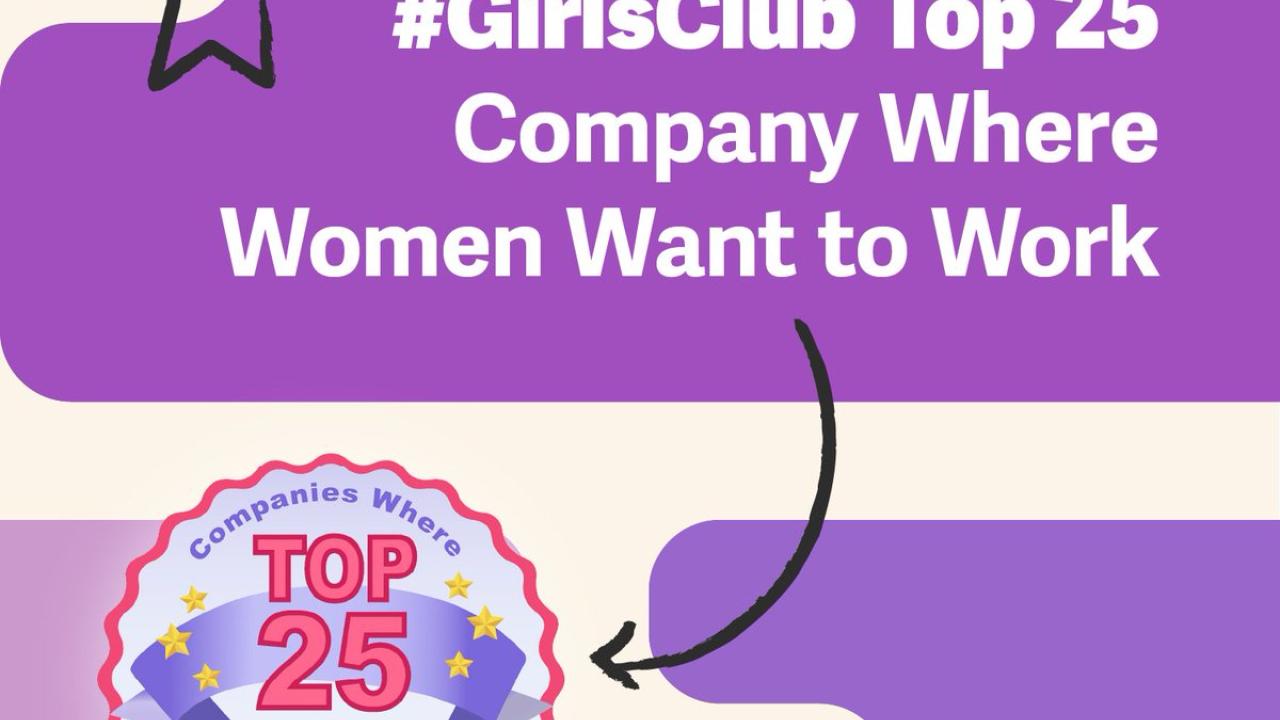 Workiva is named GirlsClub Top 25 Company Where Women Want to Work