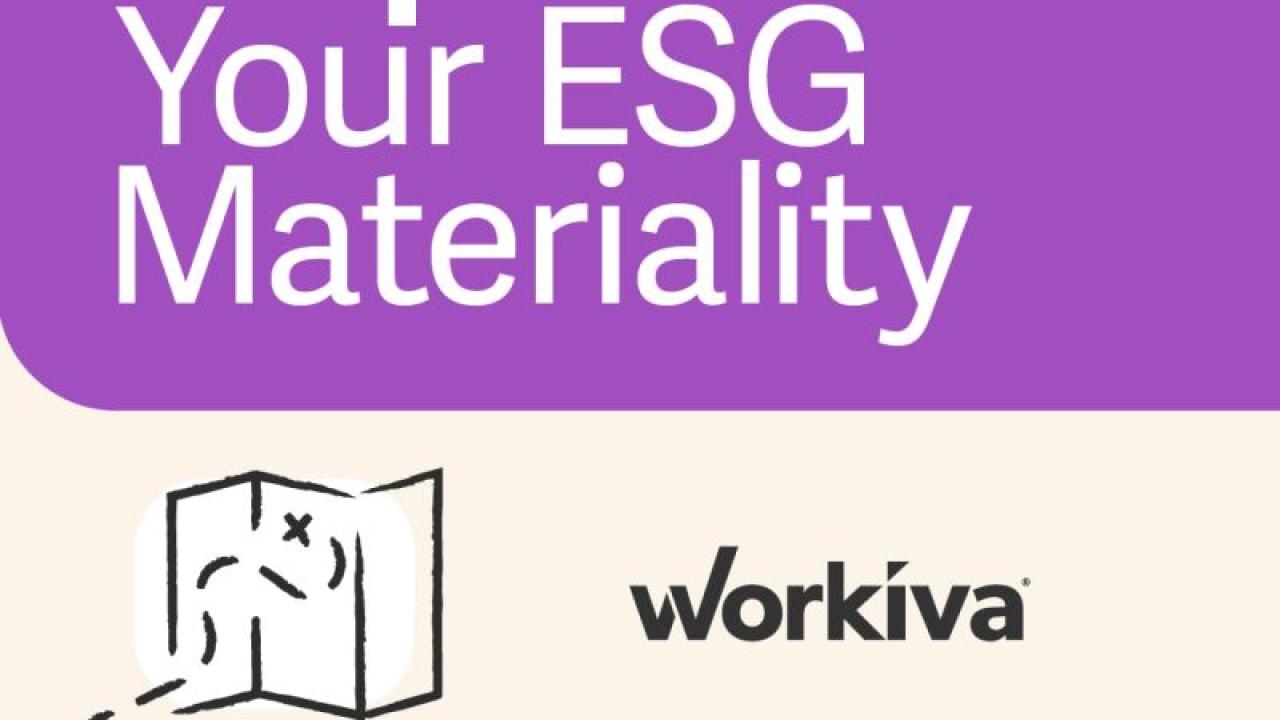 Map Your ESG Materiality from Workiva logo