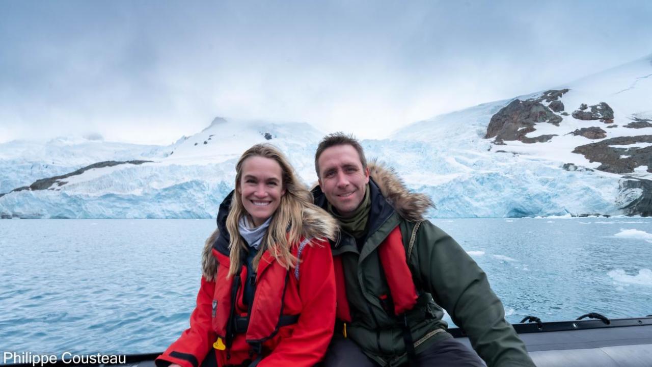 Asland and Philippe Cousteau