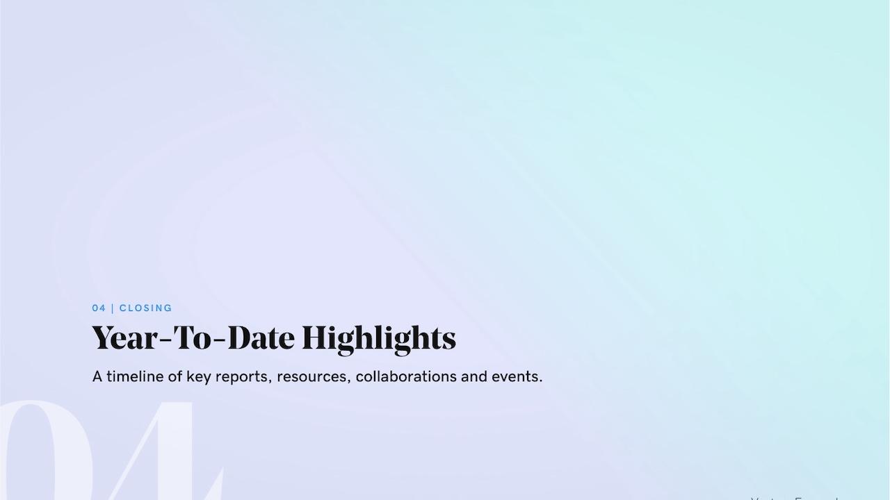 GoDaddy Year to date highlights.