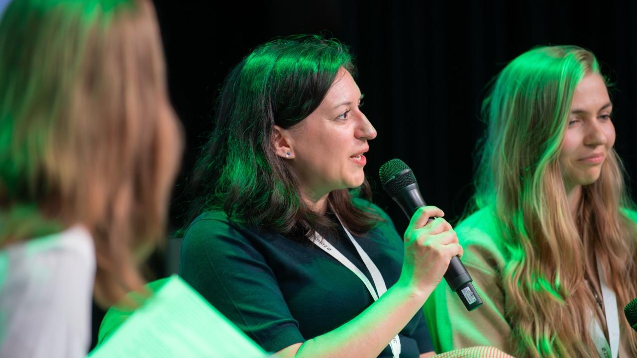 Carolina van Loenen, Director of Stakeholder Engagement at Cascale speaking at the ZDHC Convention Week & Impact Day 2025