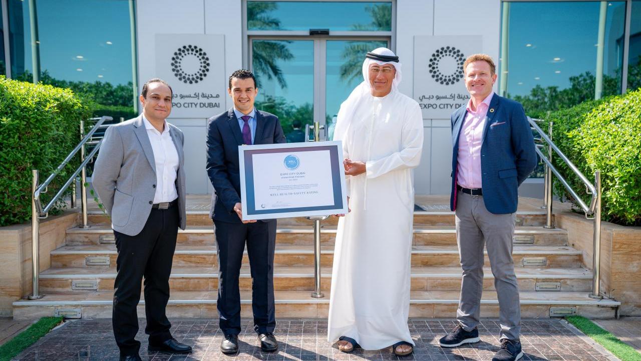 Expo City Dubai is awarded the WELL Health-Safety Rating.