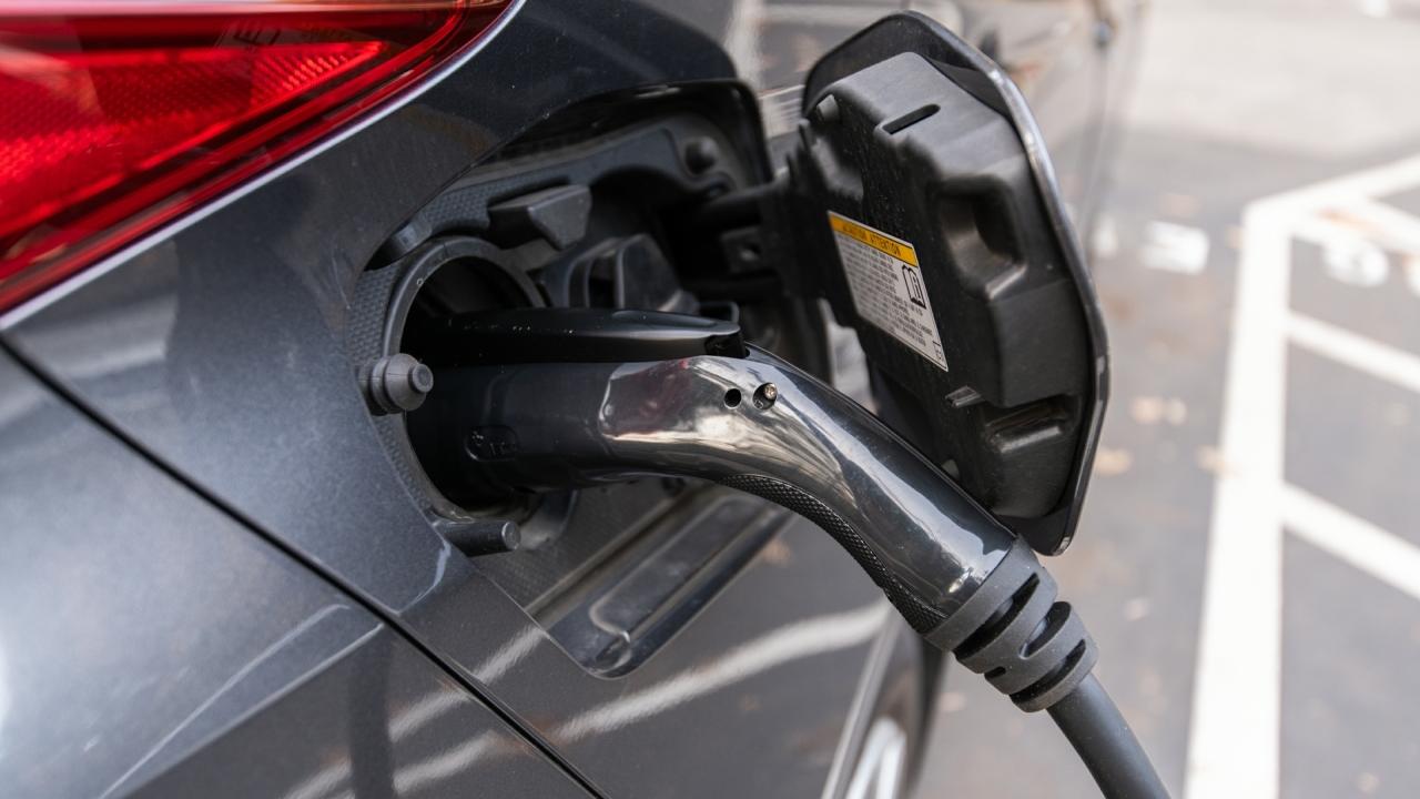 Gas pump in car