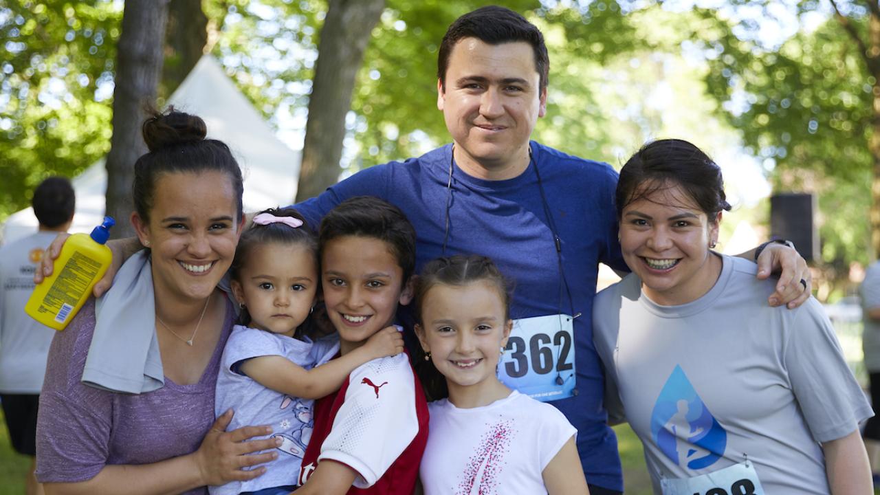 Miguel Cardenas and his family