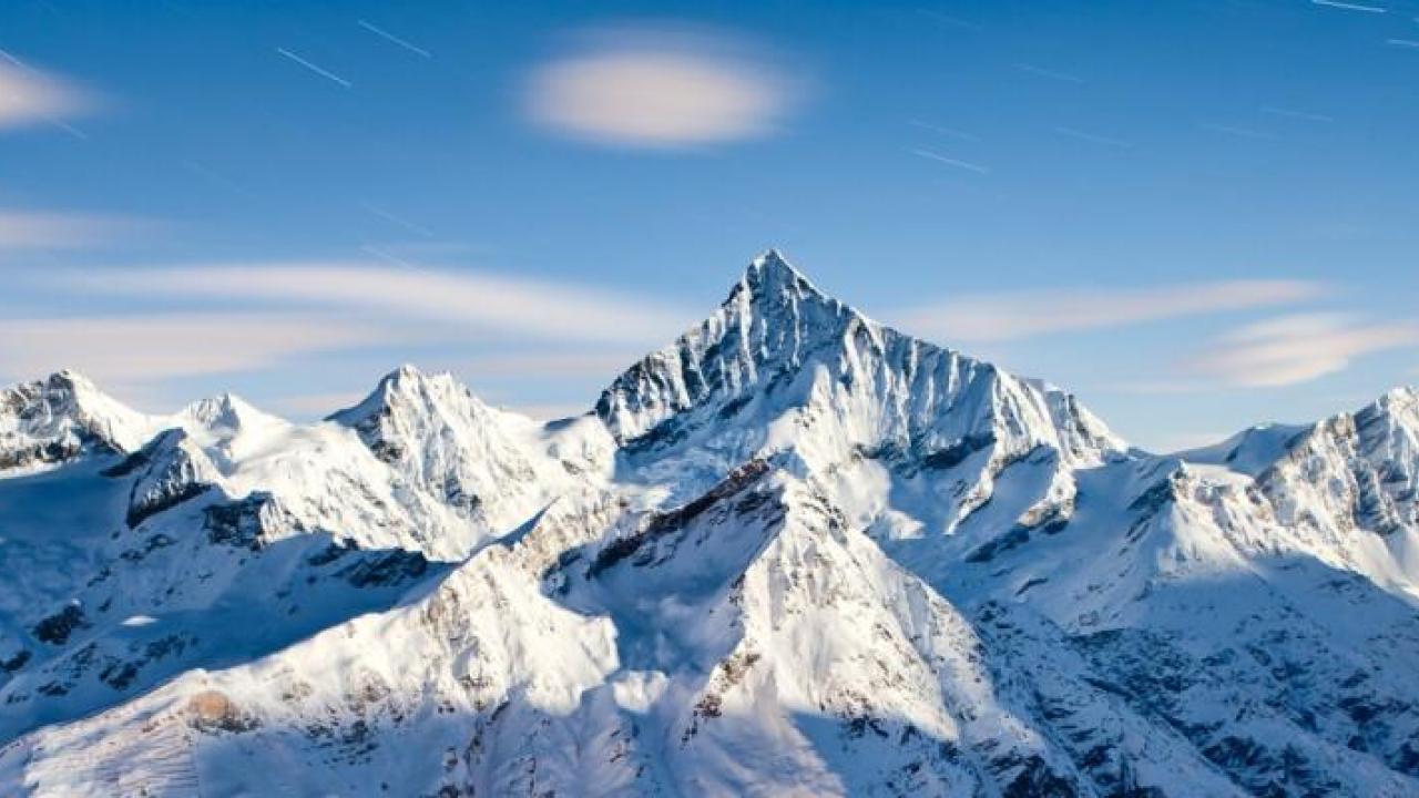 Snowy mountains