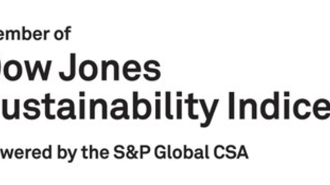 Member of Dow Jones Sustainability Indices logo.