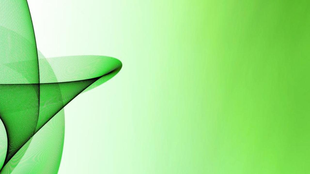 green complex shapes on a green background