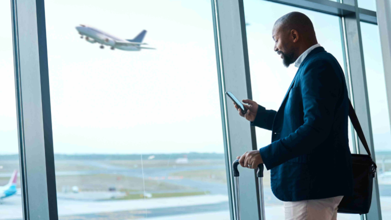 Person in airport