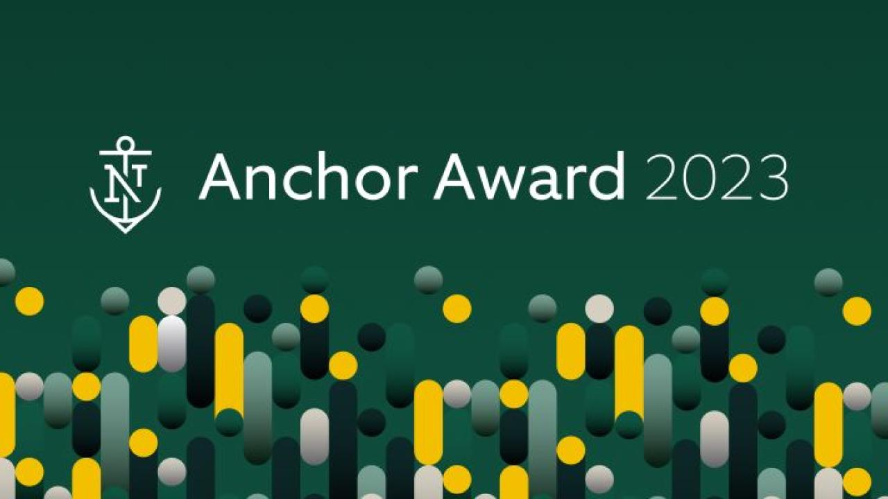Northern Trust logo and "Anchor Award 2023"