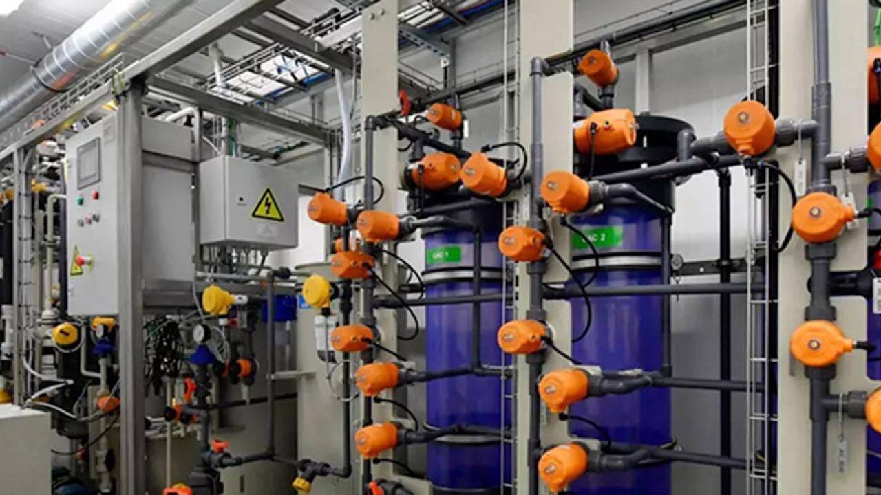 indoor plumbing and piping valves and monitoring equipment