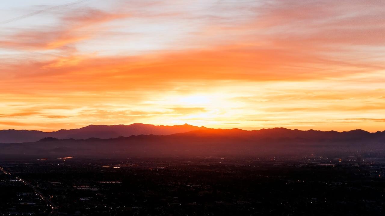 Las Vegas sunset 