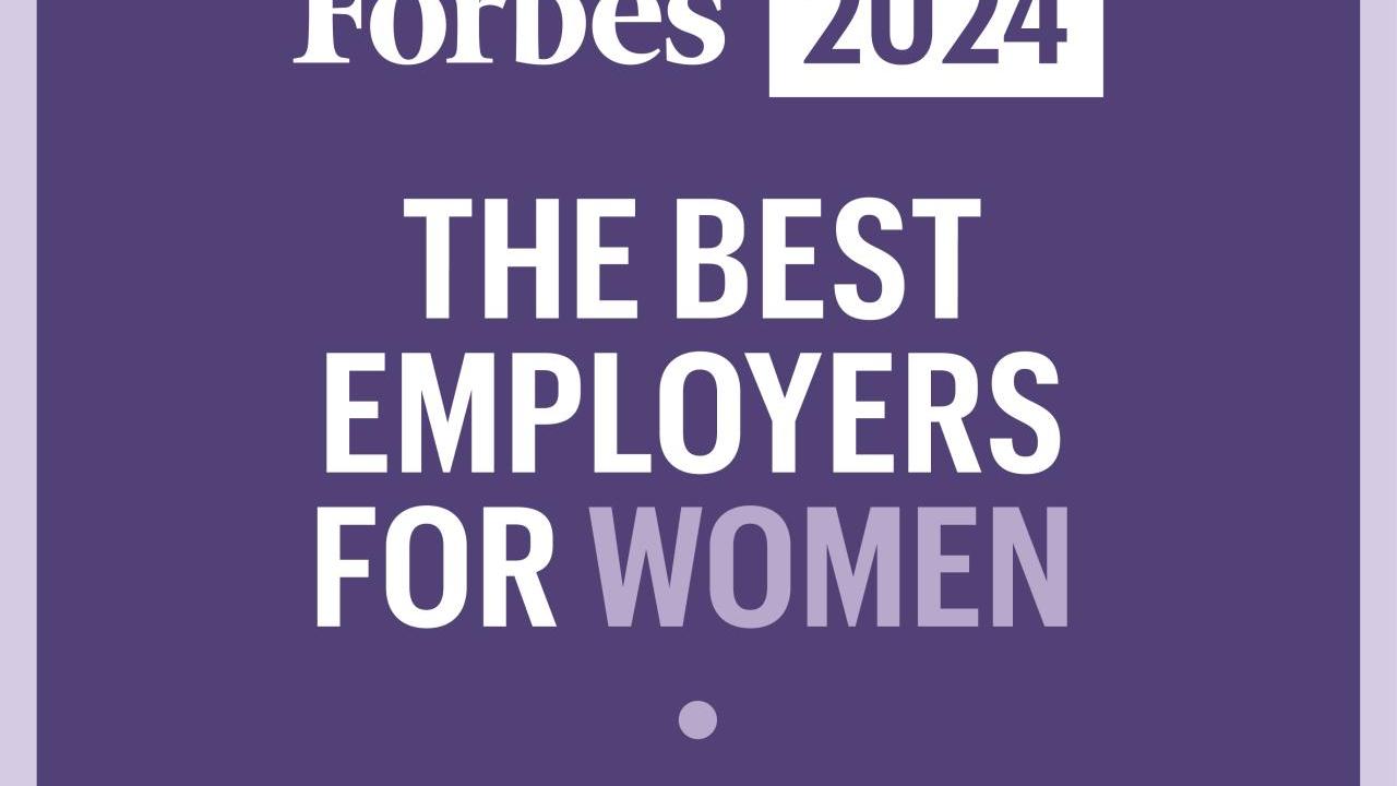"The best employers for women. Forbes 2024" badge