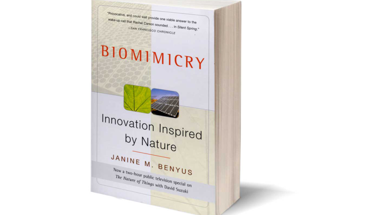 book titled, "Biomimicry"